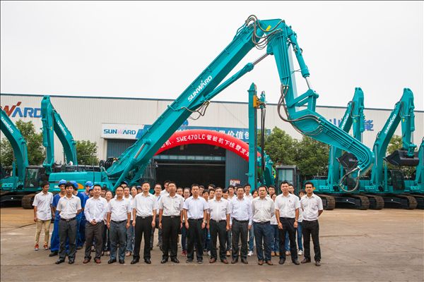 SWE470LC管桩机下线并交付客户 “短平快”项目结硕果