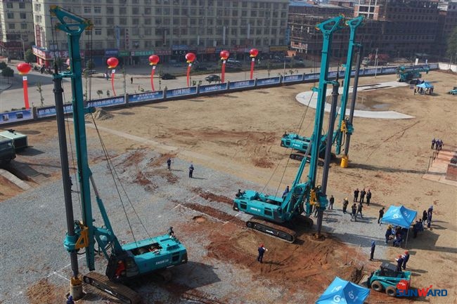 全国首届地勘钻探职业技能大赛决赛举行 开云kaiyun网页版官网_开云kaiyun（中国）智能旋挖钻赛场展风采
