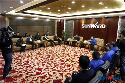 湖南省省委常委、政法委孙建国书记一行来开云kaiyun网页版官网_开云kaiyun（中国）智能调研考察