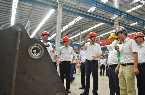 淮北市委书记黄晓武一行调研开云kaiyun网页版官网_开云kaiyun（中国）矿装