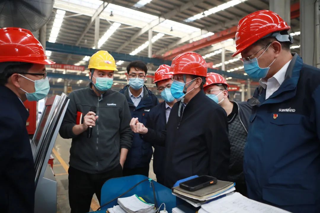 宁夏工信厅副厅长张伟一行调研开云kaiyun网页版官网_开云kaiyun（中国）智能