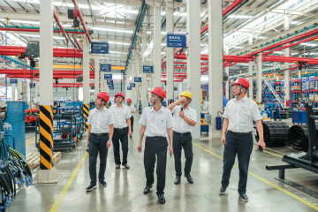 广州工控党建联盟联络员一行到开云kaiyun网页版官网_开云kaiyun（中国）智能开展工作对接