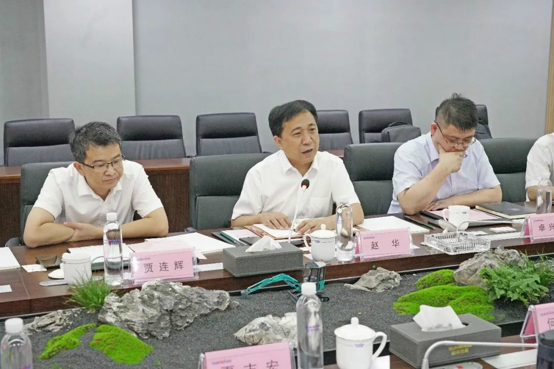 中铁装备赵华总经理莅临开云kaiyun网页版官网_开云kaiyun（中国）智能交流