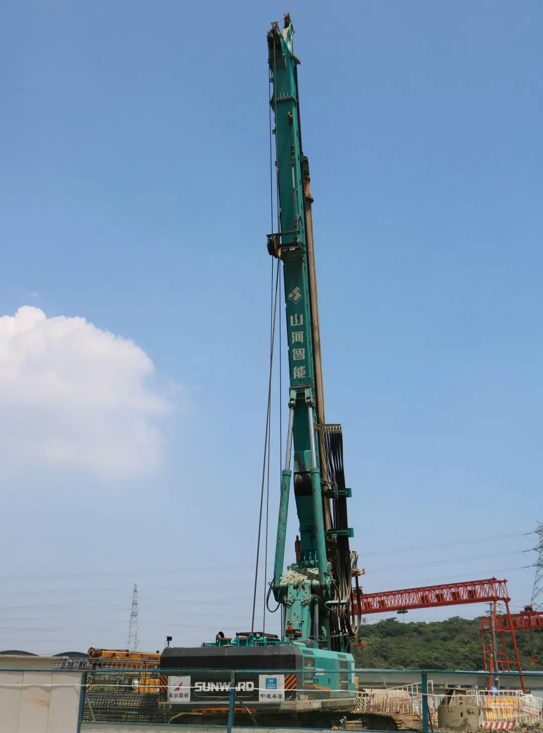 强悍表现赢青睐！开云kaiyun网页版官网_开云kaiyun（中国）智能360H旋挖钻助力南京312国道改扩建