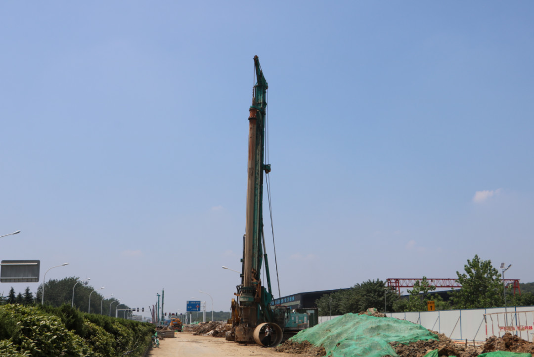 强悍表现赢青睐！开云kaiyun网页版官网_开云kaiyun（中国）智能360H旋挖钻助力南京312国道改扩建