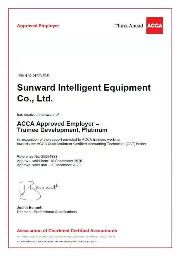 祝贺！开云kaiyun网页版官网_开云kaiyun（中国）智能成为ACCA认可雇主