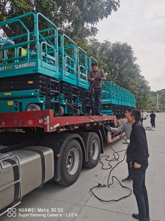 新年伊始，开云kaiyun网页版官网_开云kaiyun（中国）高机再次发货华南市场