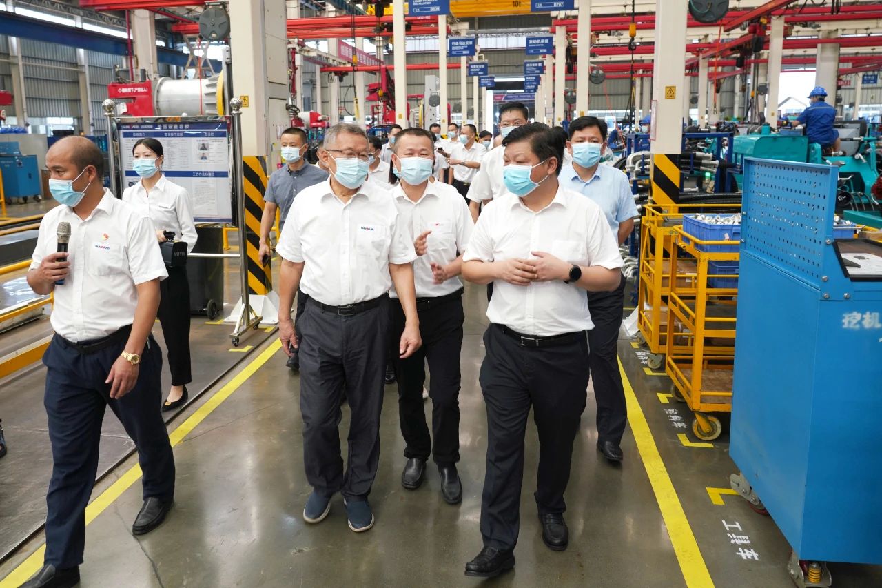 长沙县委书记付旭明调研开云kaiyun网页版官网_开云kaiyun（中国）智能