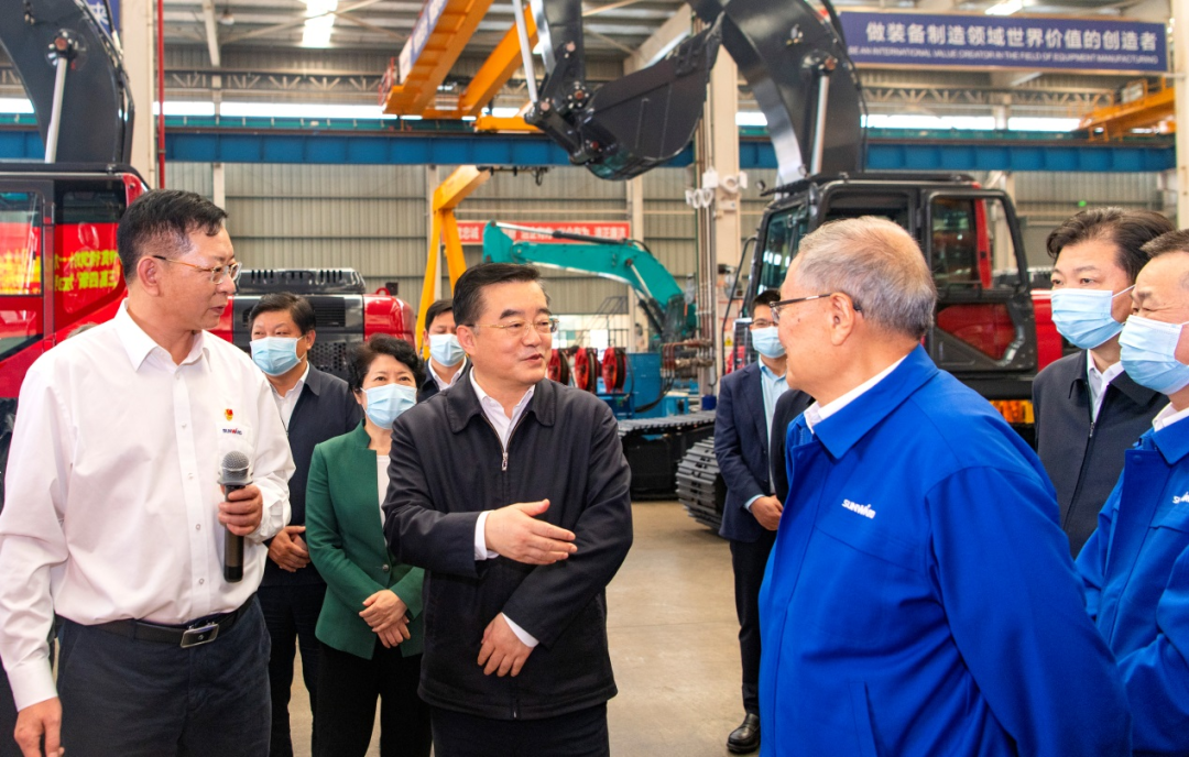 湖南省委书记张庆伟调研开云kaiyun网页版官网_开云kaiyun（中国）智能