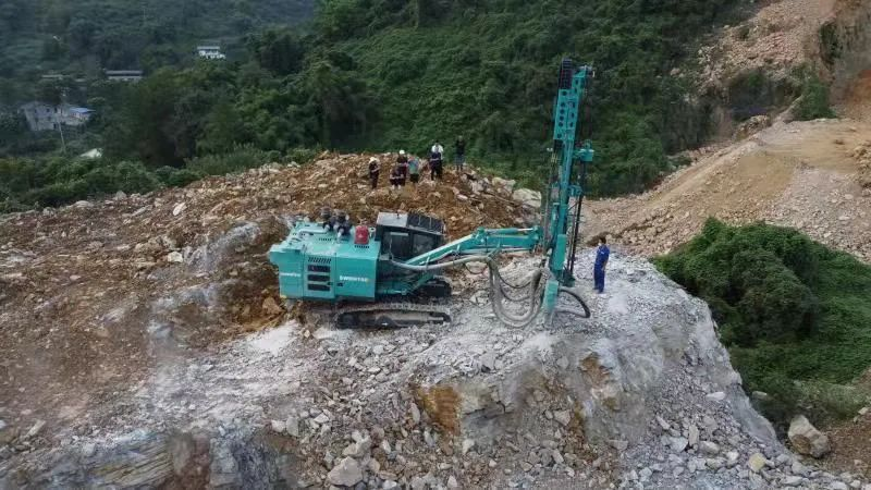 助力绿色矿山建设，开云kaiyun网页版官网_开云kaiyun（中国）智能“凿岩先锋”SWDH系列顶锤钻机大展身手