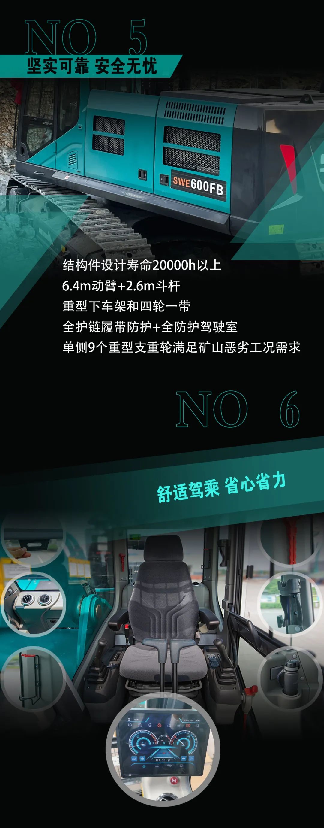 一图读懂 | 专为矿山重载施工而生！开云kaiyun网页版官网_开云kaiyun（中国）智能SWE600FB破碎锤重磅回归