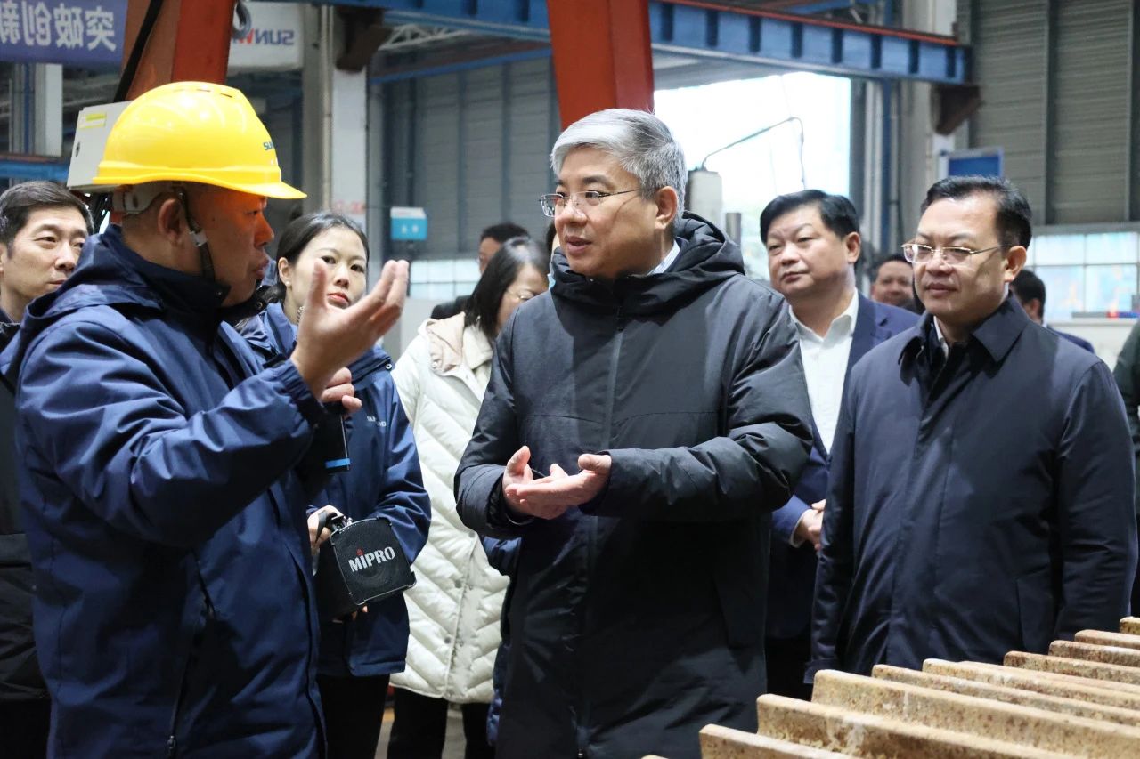商务部部长助理唐文弘调研开云kaiyun网页版官网_开云kaiyun（中国）智能