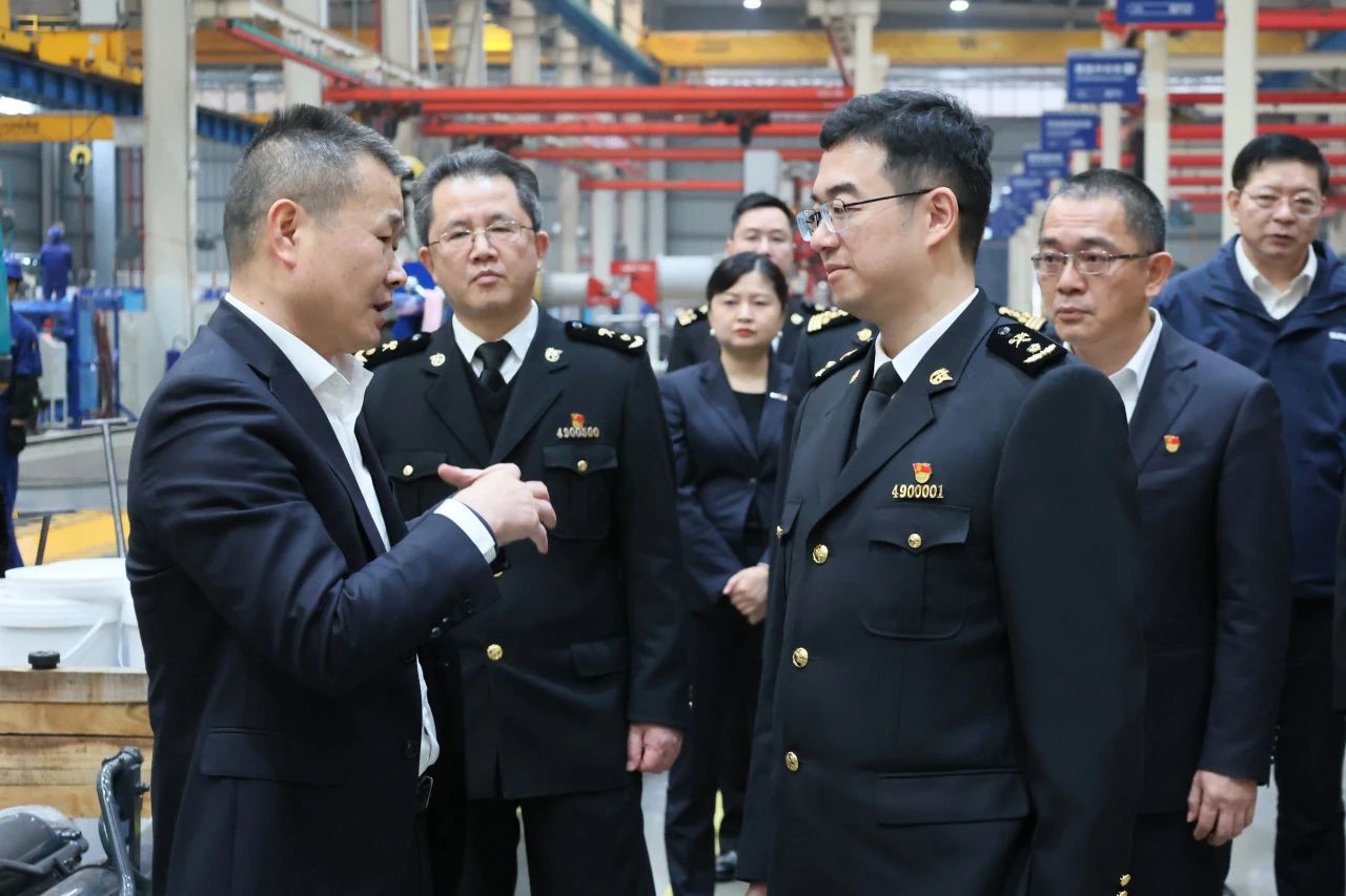 长沙海关党委书记、关长沈大为调研开云kaiyun网页版官网_开云kaiyun（中国）智能