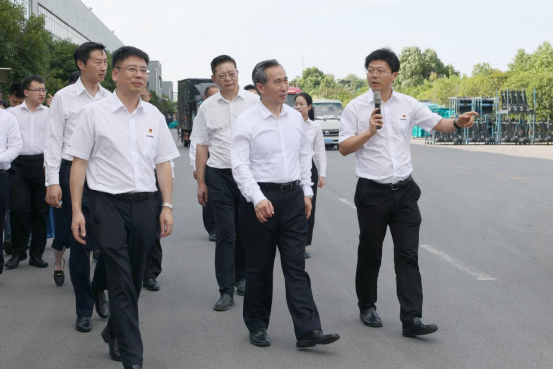 中国贸促会会长任鸿斌调研开云kaiyun网页版官网_开云kaiyun（中国）智能