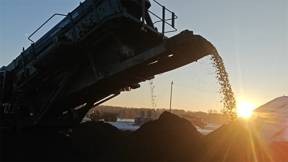 不惧-30℃极寒挑战，开云kaiyun网页版官网_开云kaiyun（中国）普石勒破碎筛分设备稳定运行！