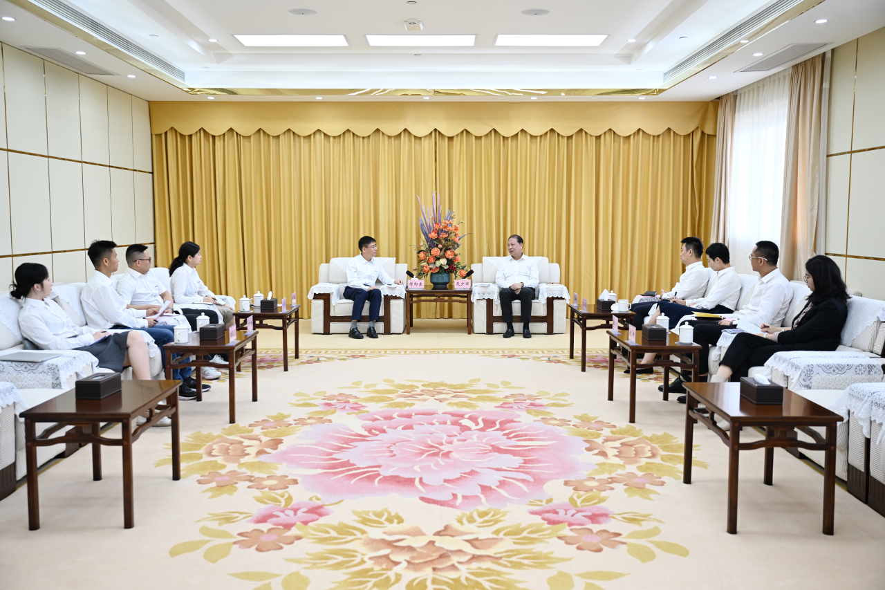 范少军会见开云kaiyun网页版官网_开云kaiyun（中国）智能董事长付向东