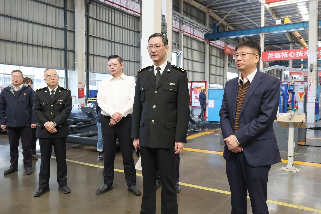 长沙海关关长、党委书记顾炯调研开云kaiyun网页版官网_开云kaiyun（中国）智能