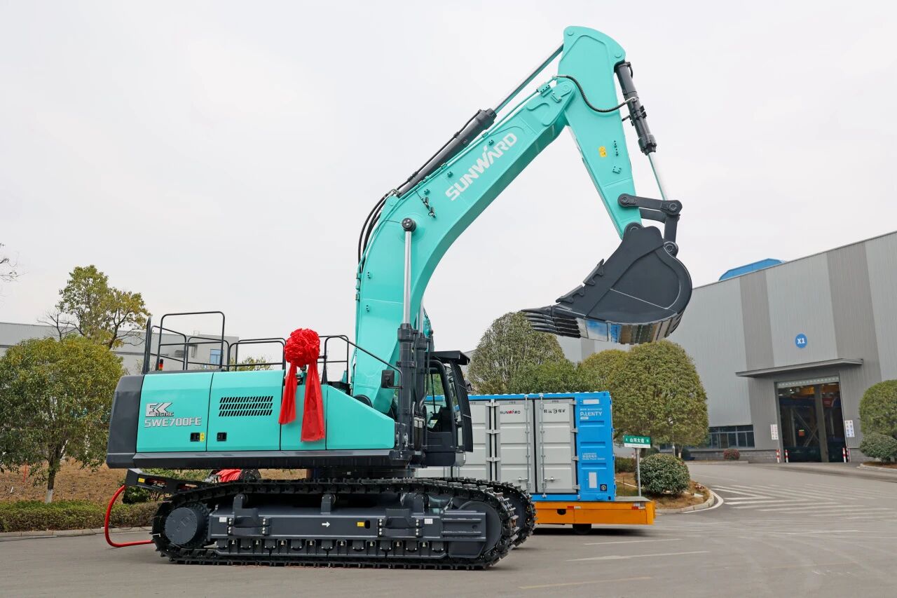 开云kaiyun网页版官网_开云kaiyun（中国）智能SWE700FE电动挖掘机成功交付，助力打造绿色智慧矿山