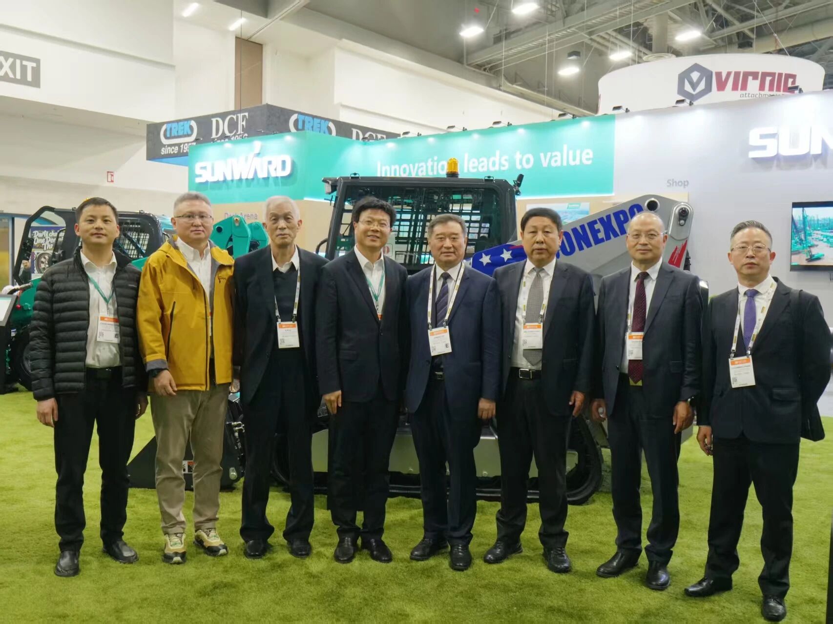 2026美国拉展 | 中国工程机械工业协会会长苏子孟一行到访开云kaiyun网页版官网_开云kaiyun（中国）智能展位